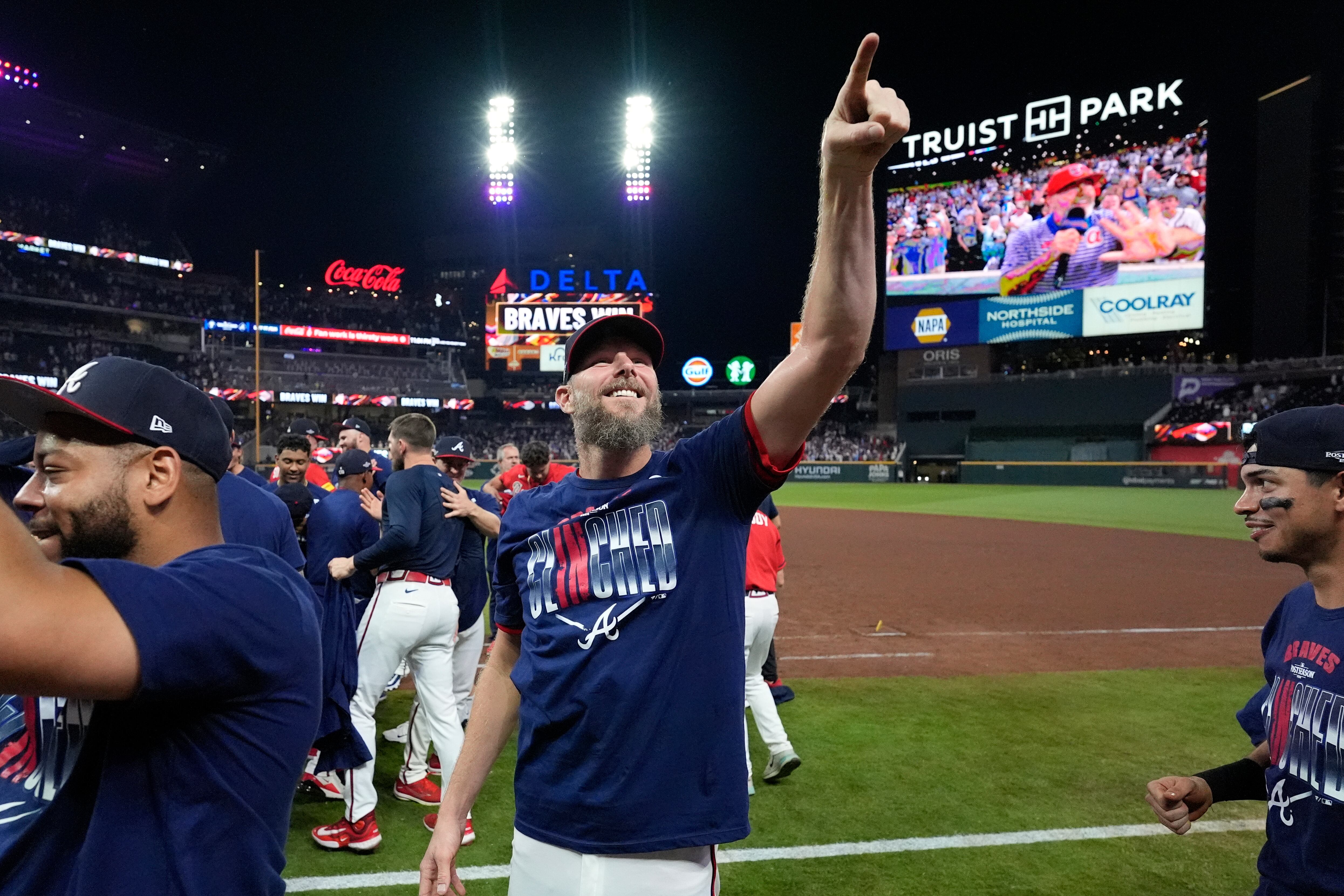 Braves Fans Rally at The Battery Atlanta to Send Team Off to NL Division Series