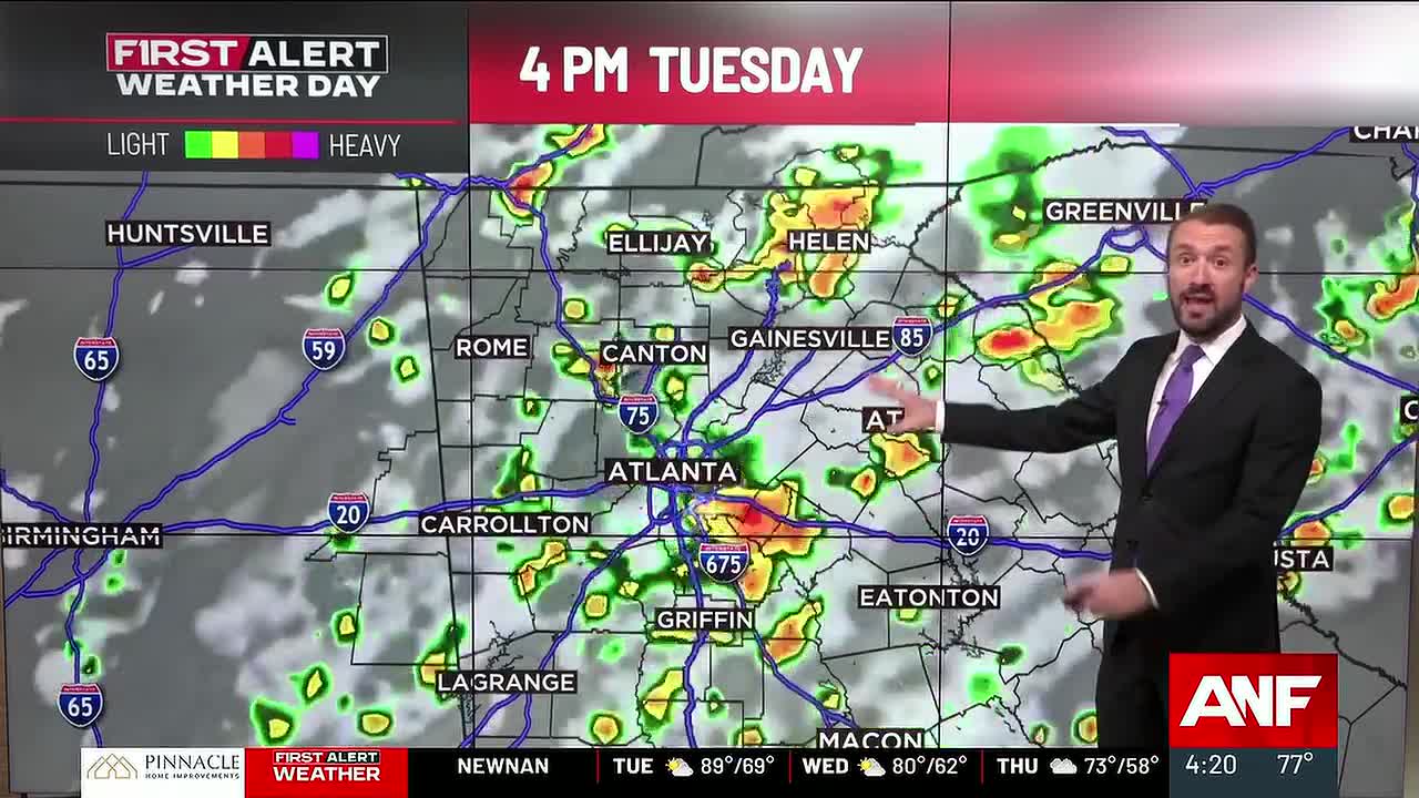 Atlanta Faces First Alert Weather Day With Damaging Winds and Flooding Risk
