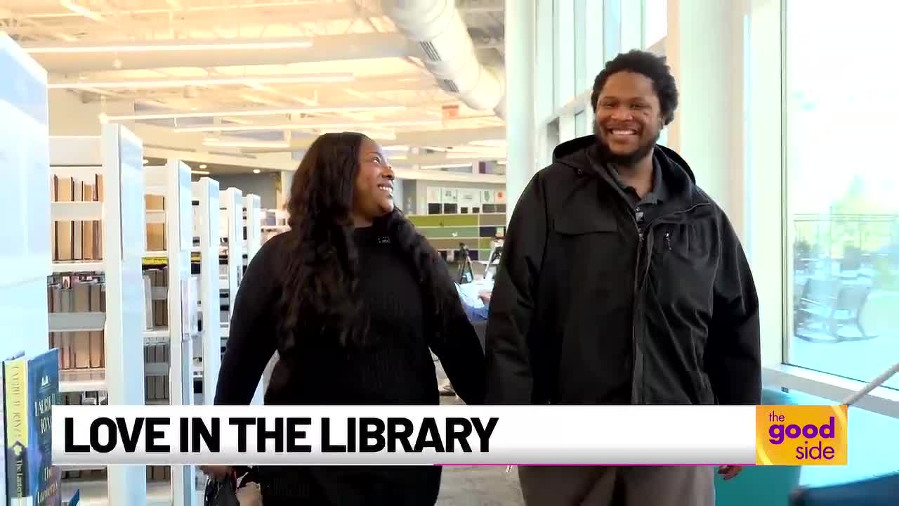 Couple Selects Library’s Fiction Section as Unique Wedding Venue