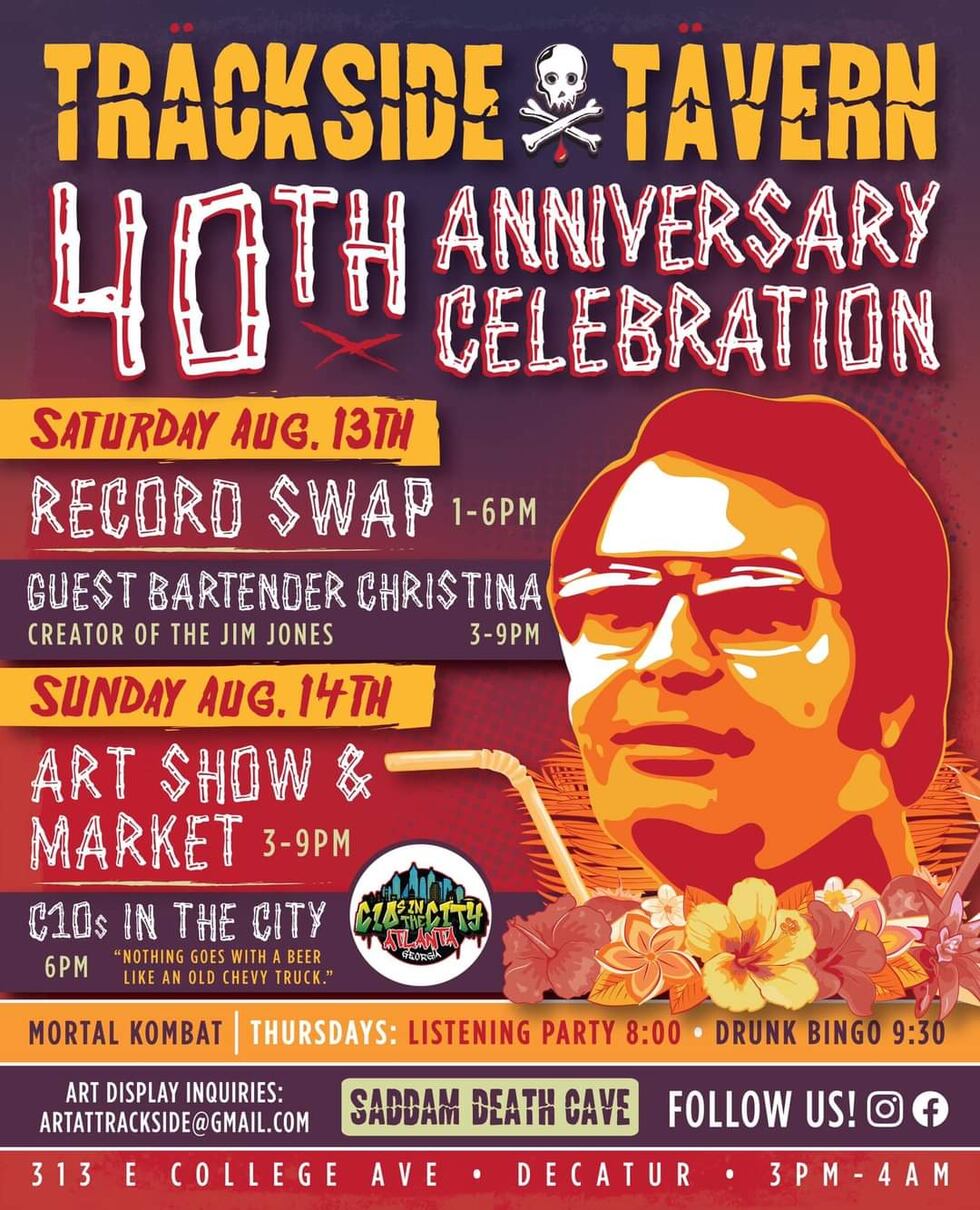 Trackside Tavern Decatur Out and About in the ATL | Aug. 12-14, 2022