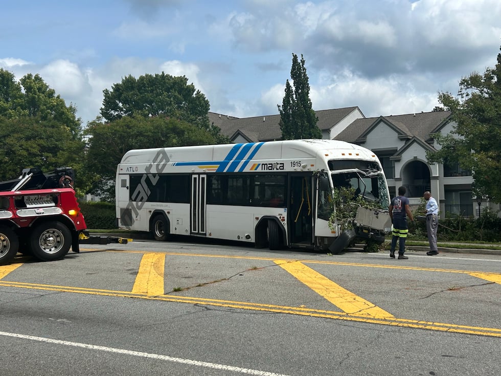 The crash happened on North Shallowford Road.
