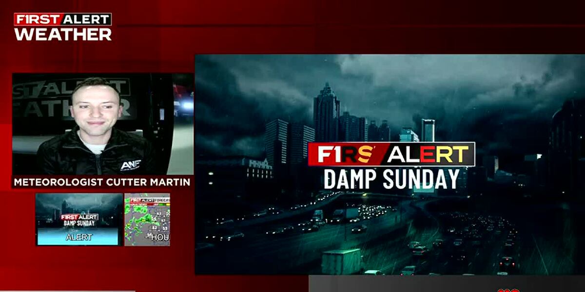 First Alert Forecast | Rain, gradually, comes to an end this evening