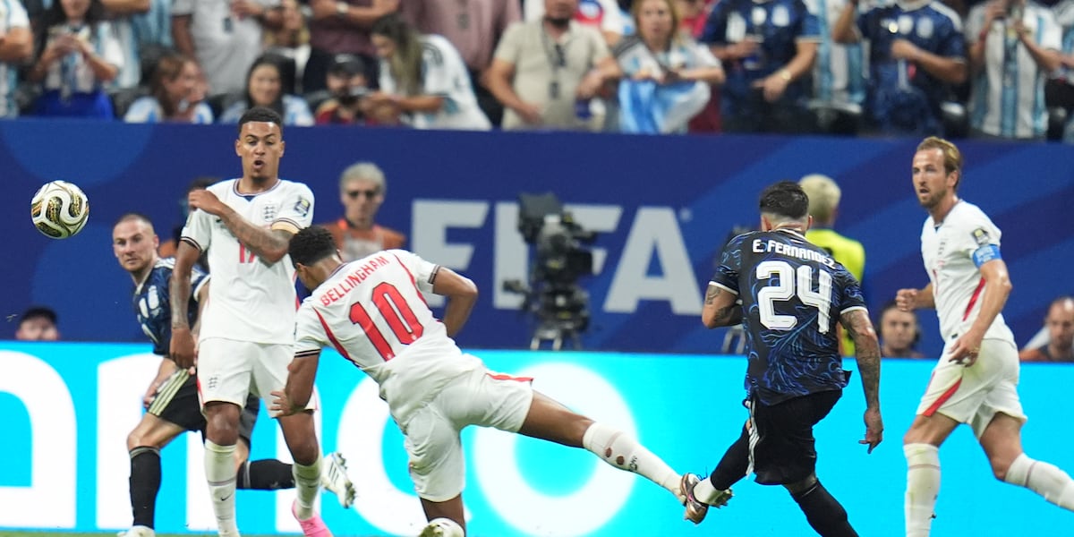 Argentina takes lead in World Cup semifinal after 2 goals in 6 minutes