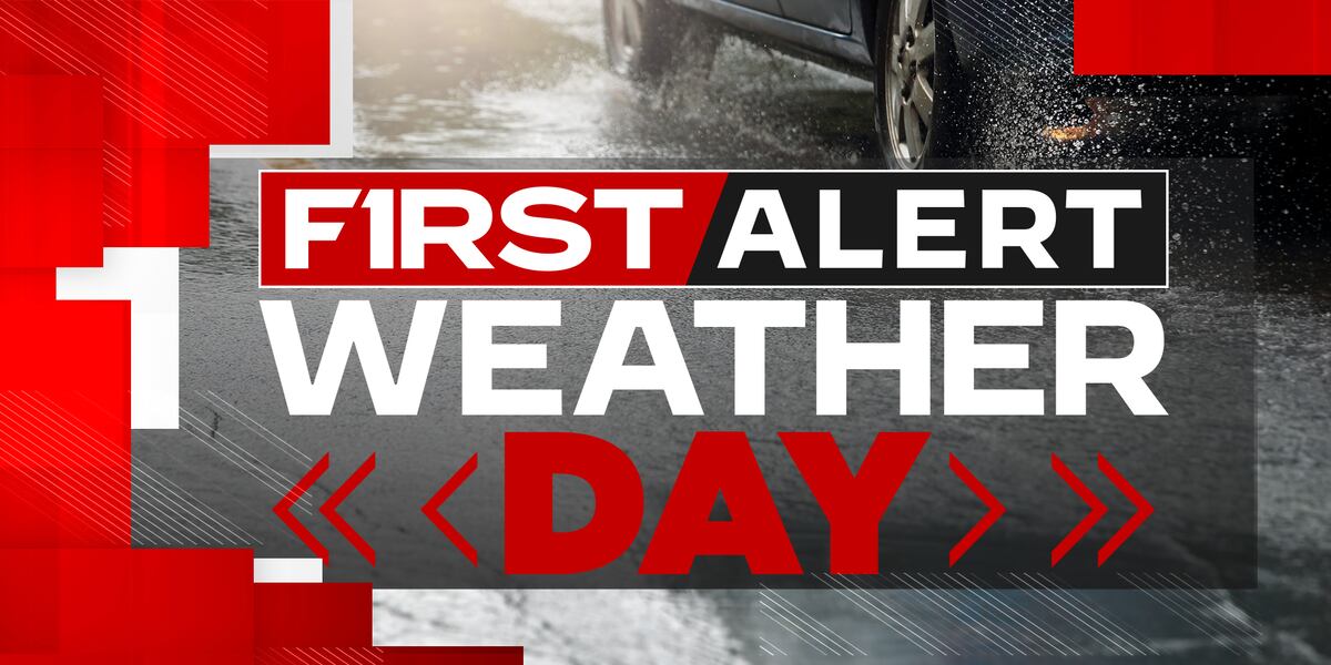 First Alaert FIRST ALERT WEATHER DAY: Timeline for heavy rain and strong winds
