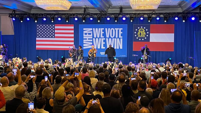 Tim Walz, Doug Emhoff rally in Atlanta