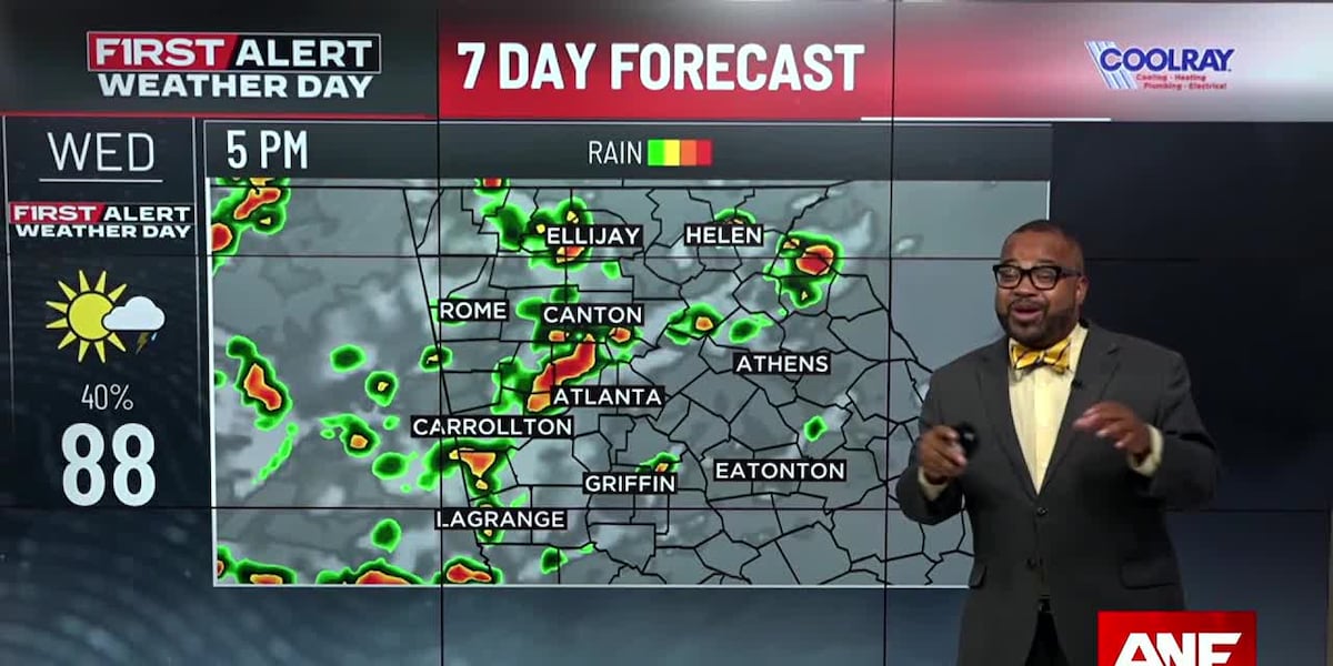 FIRST ALERT WEATHER DAY: More storms in north Georgia today FIRST ALERT WEATHER DAY: More storms in north Georgia today