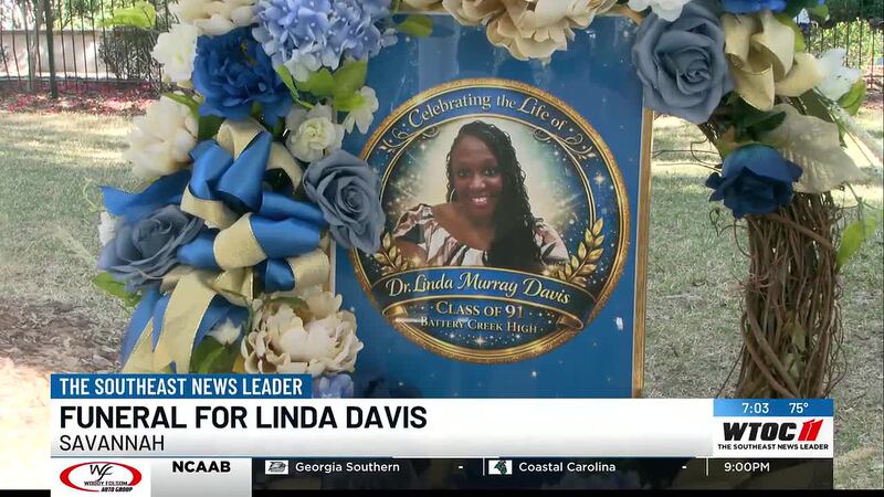 Memorial for Dr. Linda Davis held in Savannah, Saturday Mar. 7