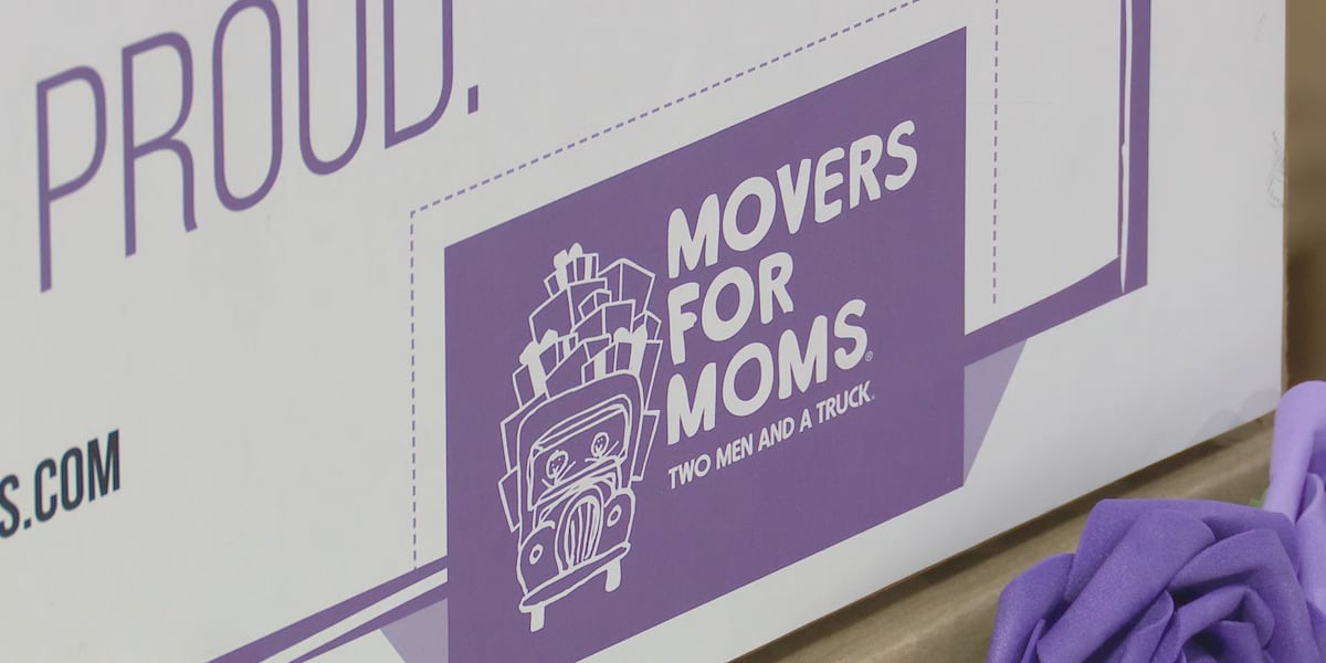 ‘Movers for Moms': Two Men and a Truck collecting essential items for mothers in need