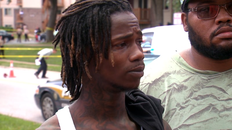 FILE -- Dorian Johnson in Aug. 2014 following the killing of Mike Brown.