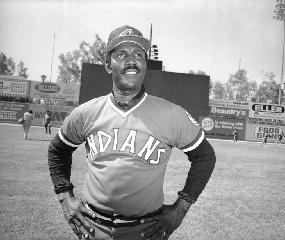 Cleveland Indians infielder, Rico Carty, 1976. (AP Photo)