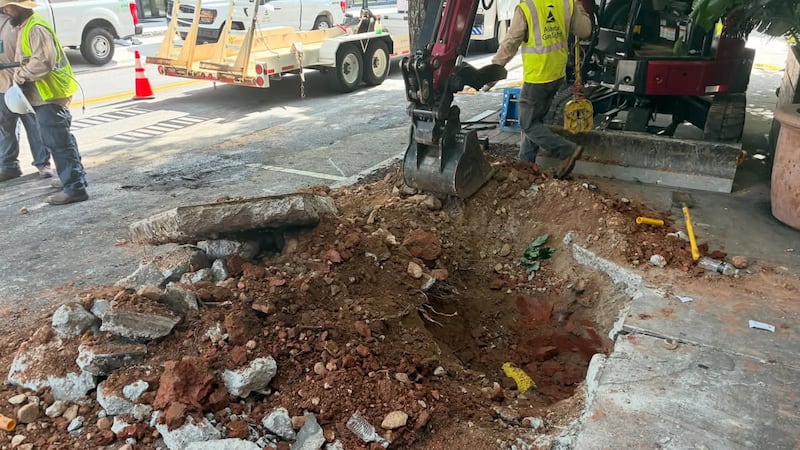 Gasleak on 6th street