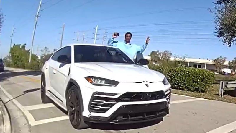 Newly released body cam footage shows the stoppage and subsequent police chase involving...