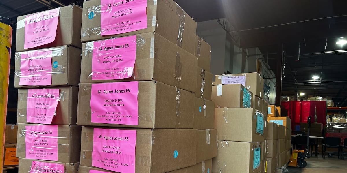 200,000 school supplies delivered to classrooms across Atlanta