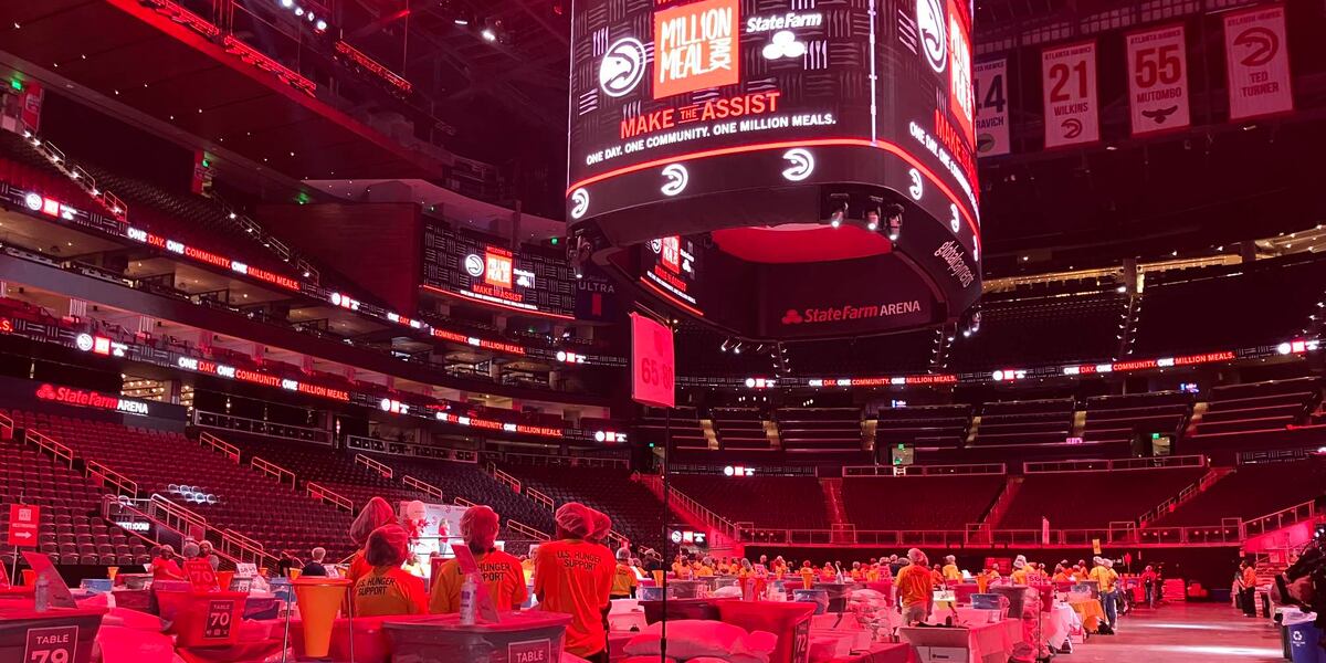 Volunteers pack 1 million meals at State Farm Arena to fight Atlanta food insecurity Volunteers pack 1 million meals at State Farm Arena to fight Atlanta food insecurity