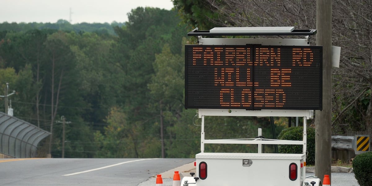 Major road closure set to begin in South Fulton