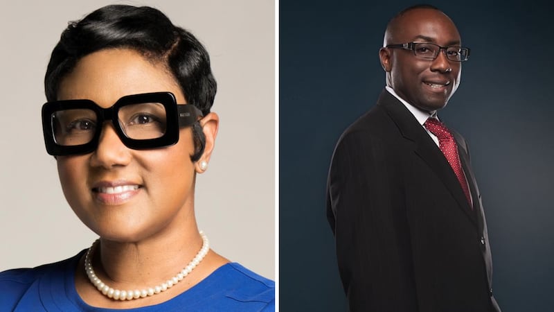 Lorraine Cochran-Johnson and Larry Johnson are headed toward a runoff late Tuesday night in an...