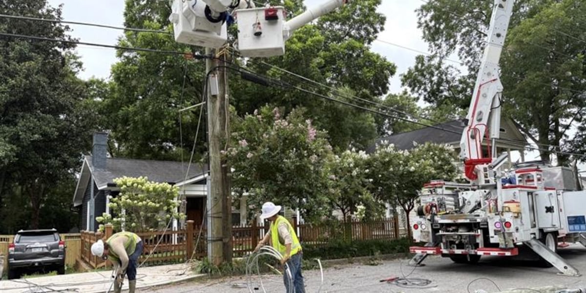 Summer storms knock out power throughout metro Atlanta