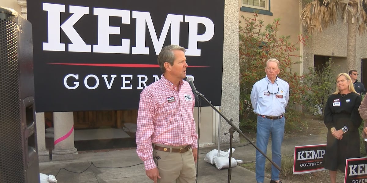 Another Democrat breaks with party, endorses GOP Gov. Brian Kemp for re ...