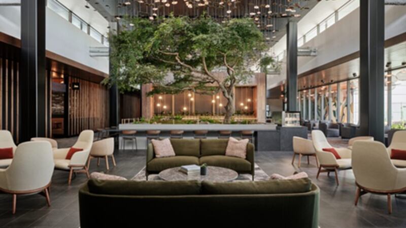 Centurion Lounge at Hartsfield-Jackson Atlanta International Airport.