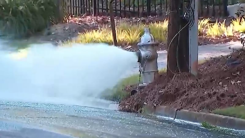 North Atlanta water hydrant issue