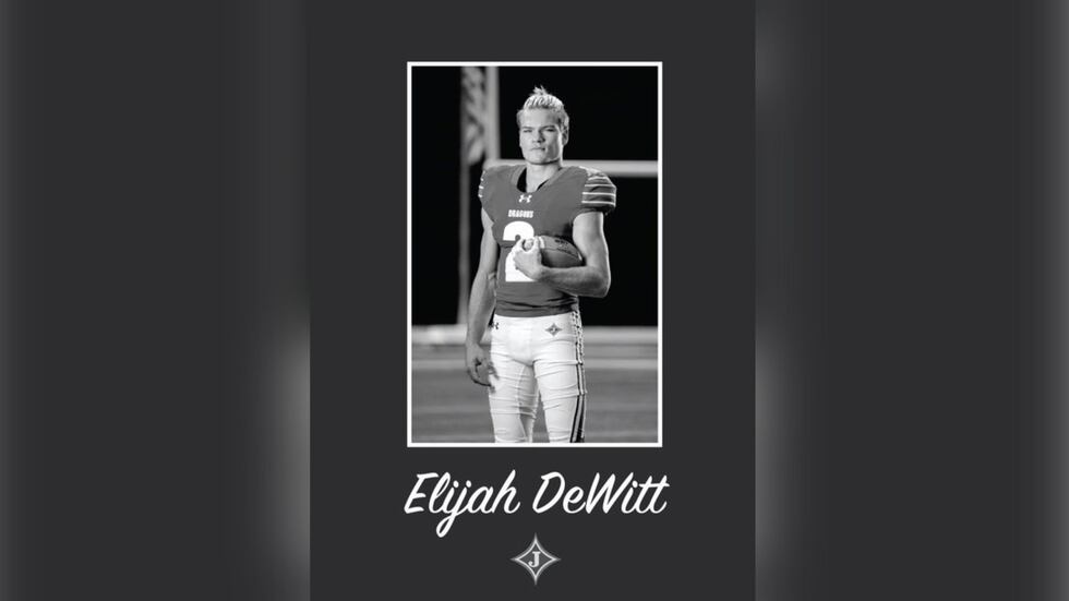 Elijah Dewitt, 17, a star football player at Jefferson High School, was shot and killed in...