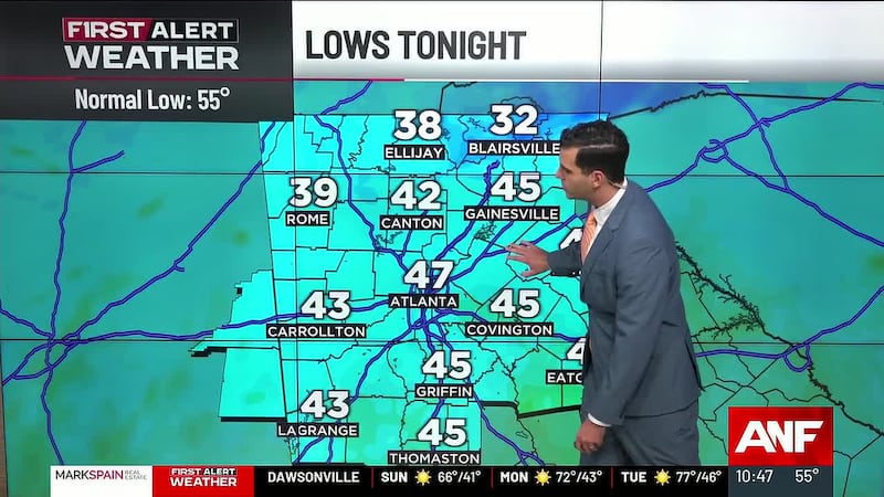 First Alert Forecast: Coldest air of the season tonight