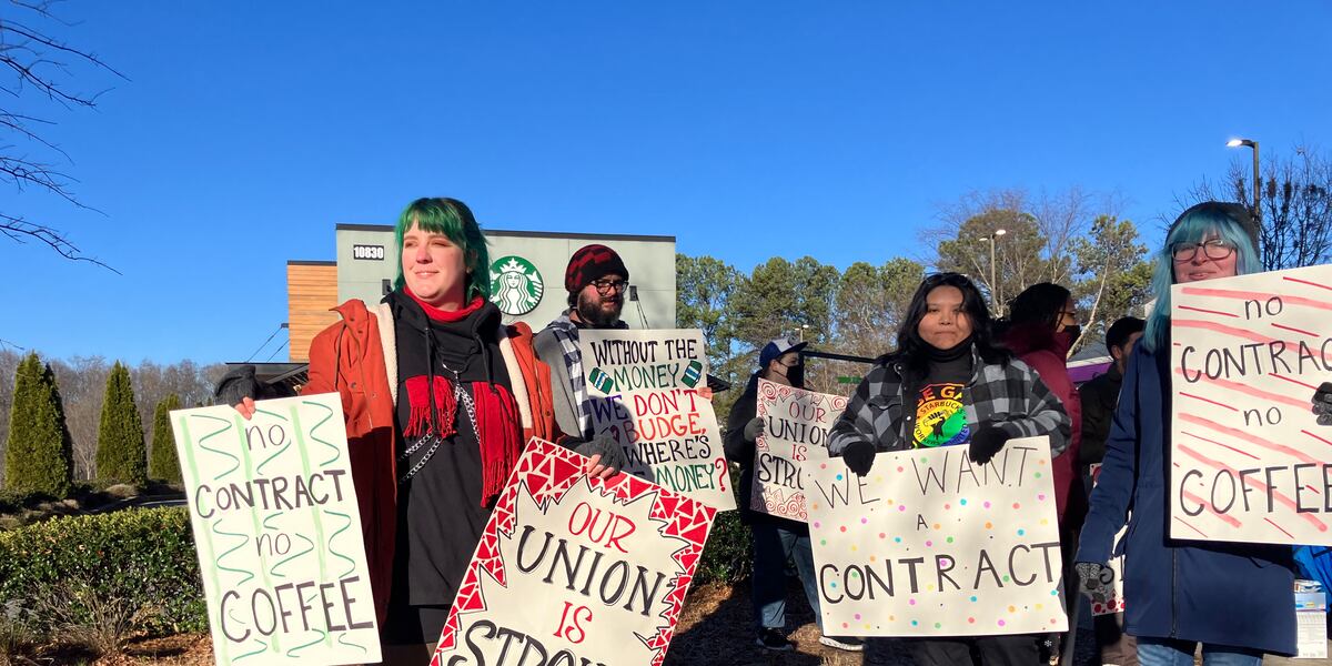 Some Metro Atlanta Starbucks employees go on strike amid the holidays Some Metro Atlanta Starbucks employees go on strike amid the holidays