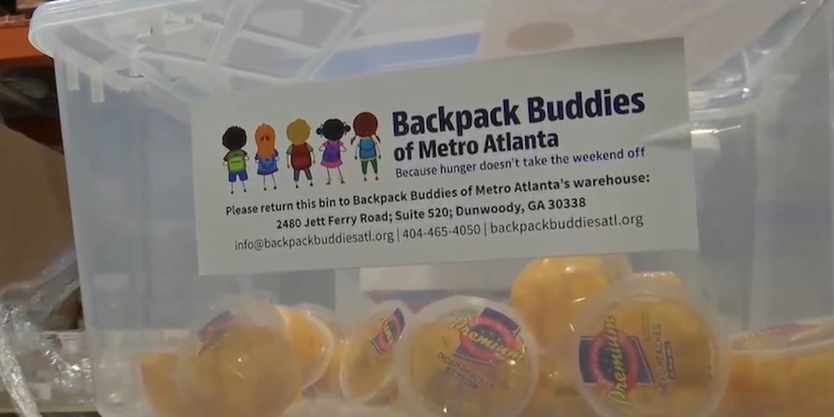 Backpack Buddies working to provide weekend meals to food-insecure children across metro Atlanta