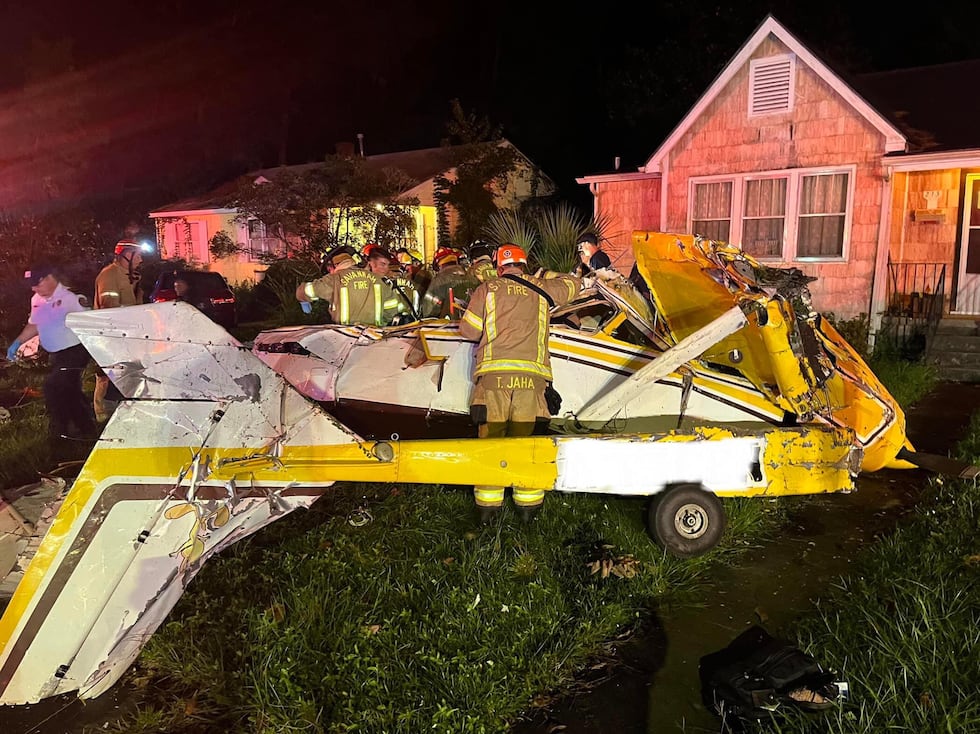 Small plane crash in Savannah