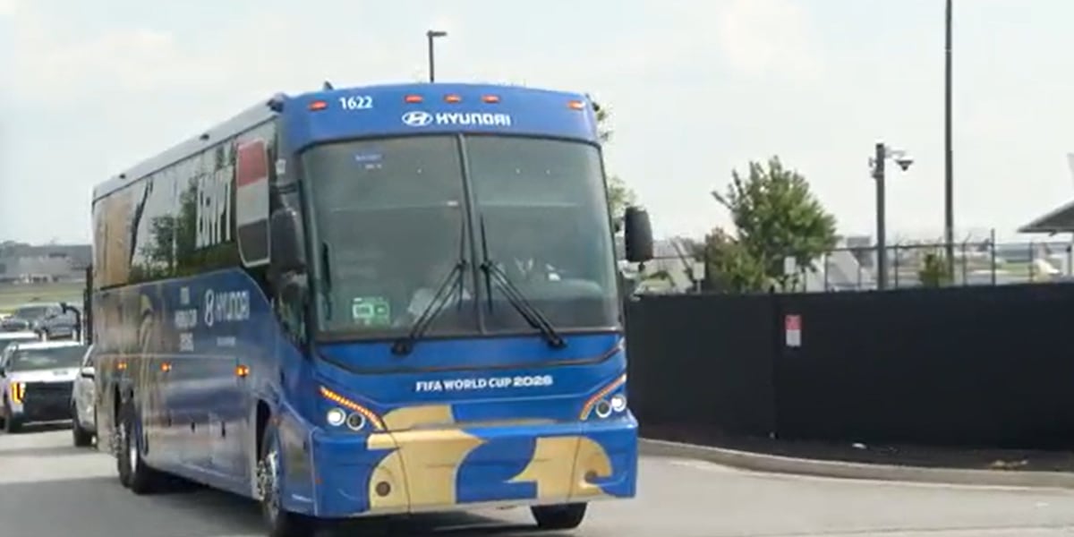 La selección de Egipto llega a Atlanta antes de los cuartos de final de la Copa Mundial de la FIFA contra Argentina