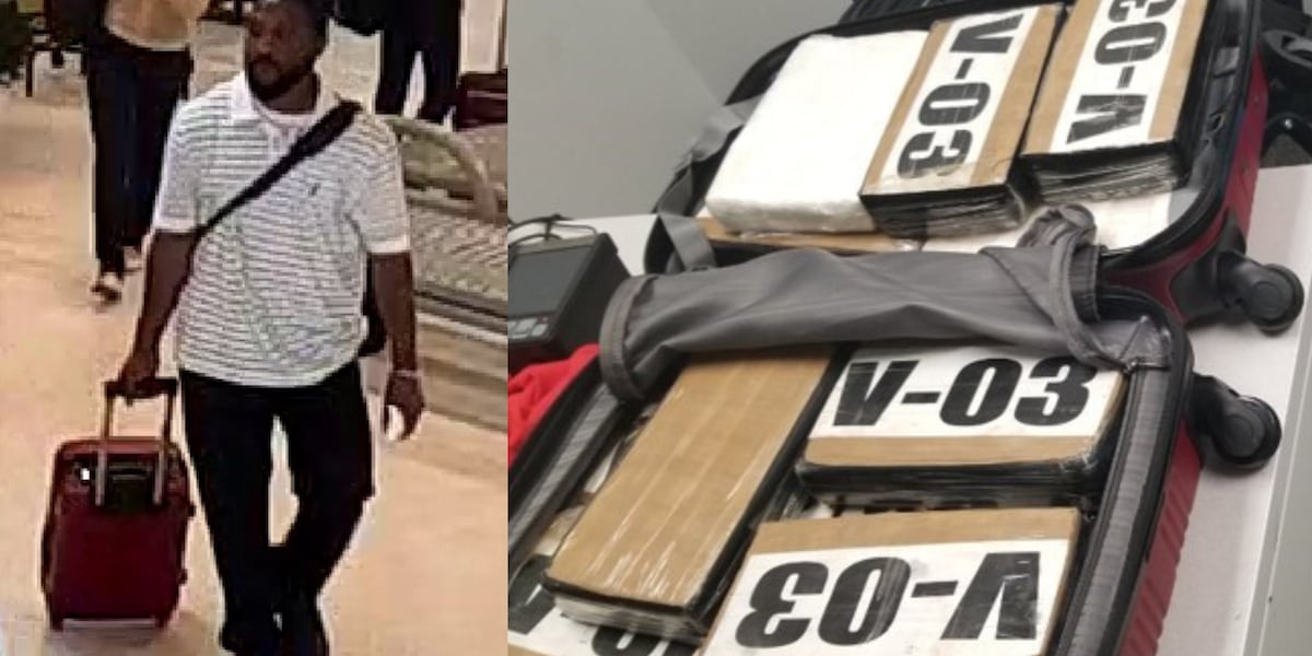Border patrol officer sentenced for smuggling cocaine from the U.S. Virgin Islands to Atlanta