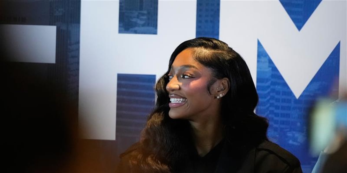 Atlanta Dream officially introduces Angel Reese, says she’s ‘grateful ...