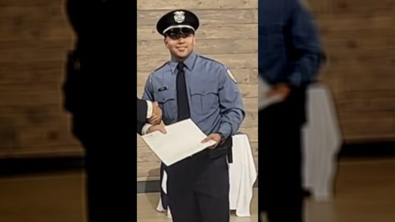 Julian Alcala seen at his graduation from Jefferson College in the Spring of 2023.