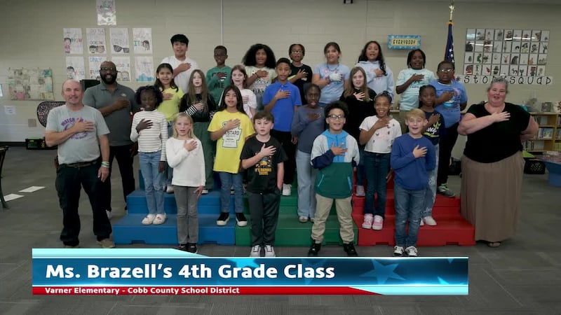5th Pledge Pledge of the Day - East Clayton Elementary - Ms. Franklin's 5th-grade ...