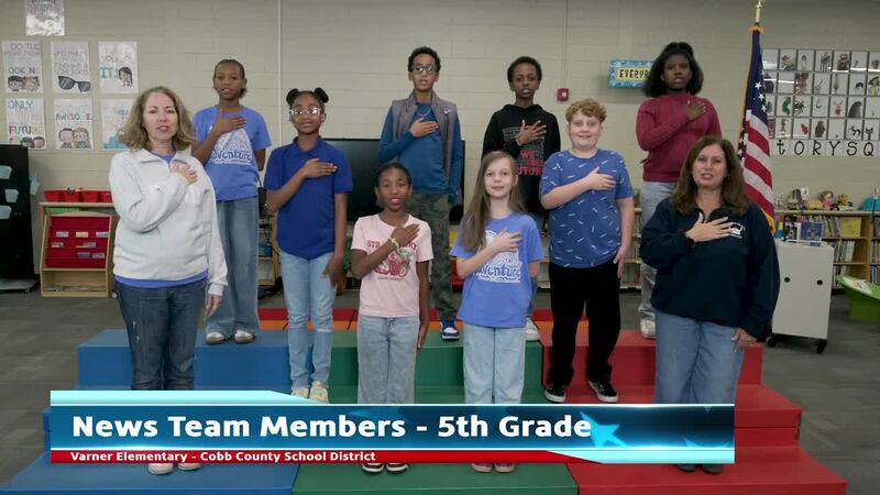 Varner Elementary Pledge of the Day - East Clayton Elementary - Ms. Franklin's 5th-grade ...