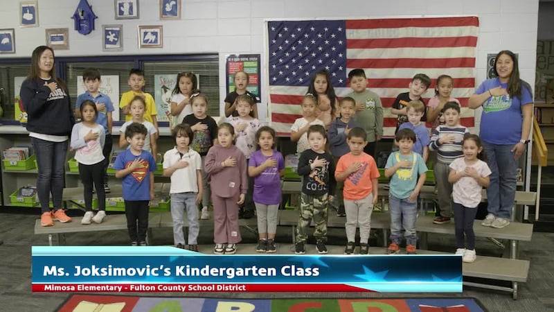 Pledge of Allegiance Northwood Elementary Ms Saunders #39 class Pledge of Allegiance Northwood Elementary Ms Saunders #39 class