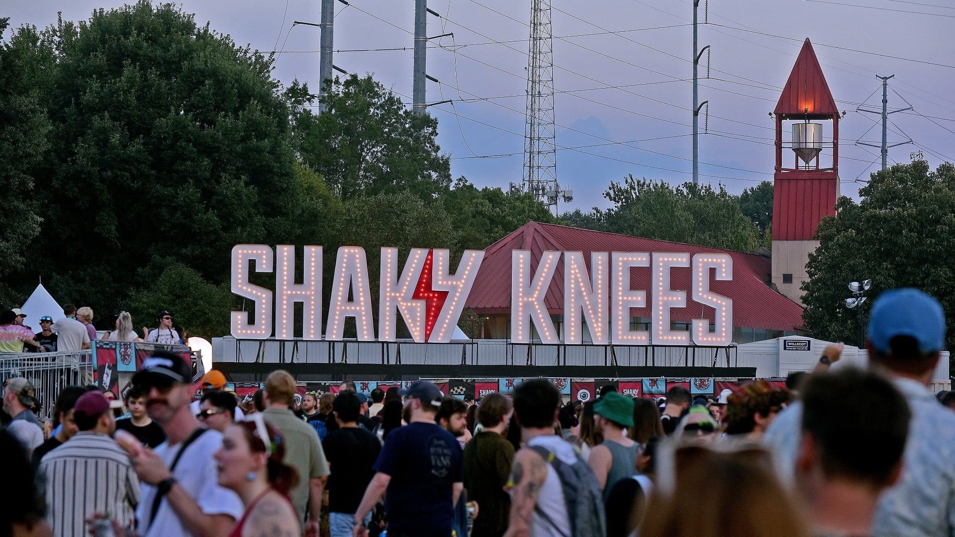 Crowds at the Shaky Knees Music Festival in Atlanta.