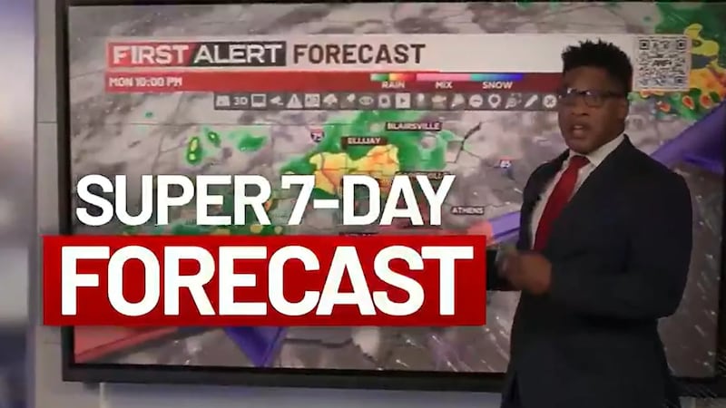 Super 7-Day Forecast: Rain expected next week