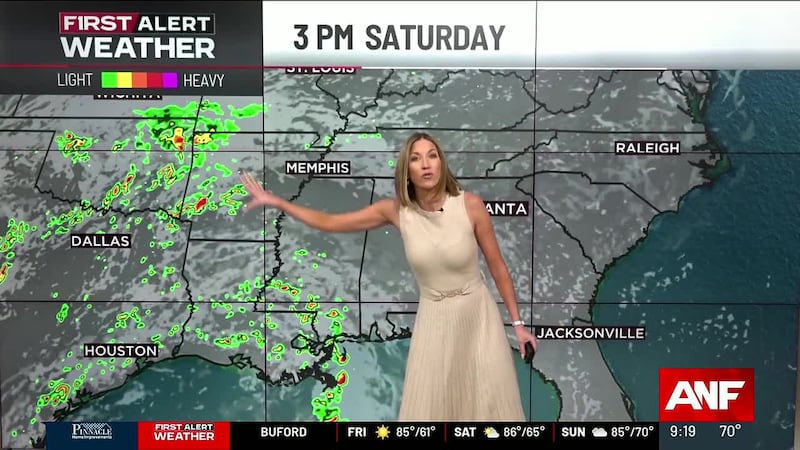 Heat and humidity build this weekend as tropical moisture returns to the southeast