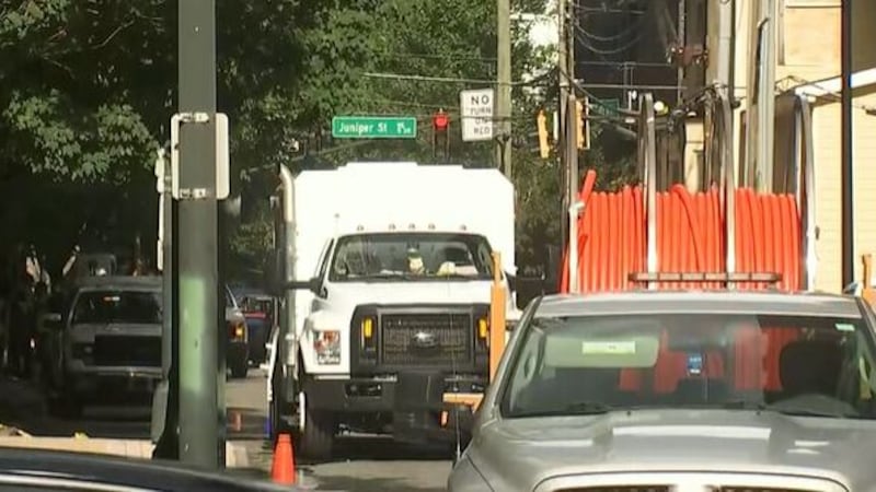 Atlanta firefighters have shut down 6th Street NW between Juniper and Peachtree streets after...