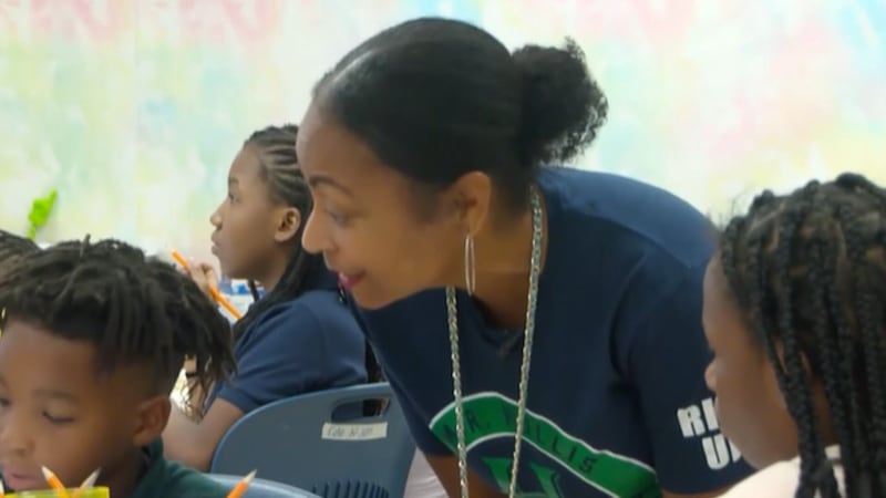 The program incorporates literacy into other subjects.