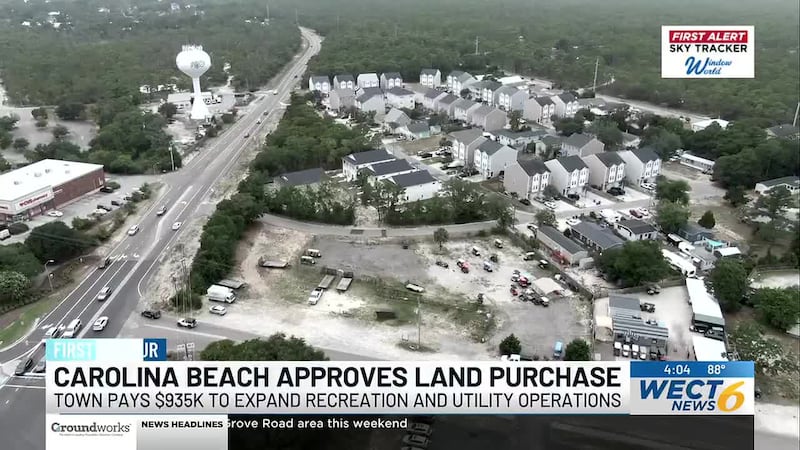 The Carolina Beach Town Council voted Tuesday to buy 1.13 acres on Bridge Barrier Road.