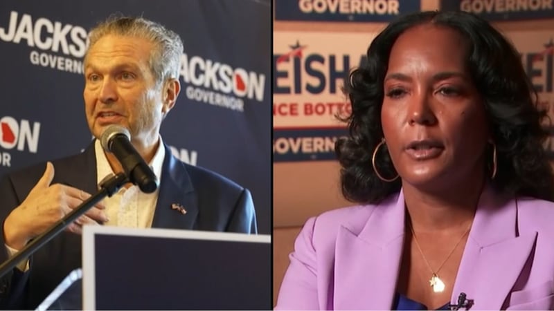 Gubernatorial rivals Rick Jackson and Keisha Lance Bottoms will cross paths for the first time...