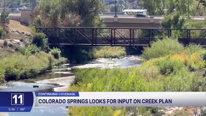 Colorado Springs seeking input on plan to revitalize creeks