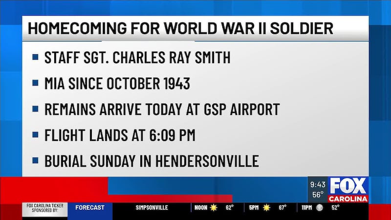 Henderson County WWII soldier missing 83 years returning home