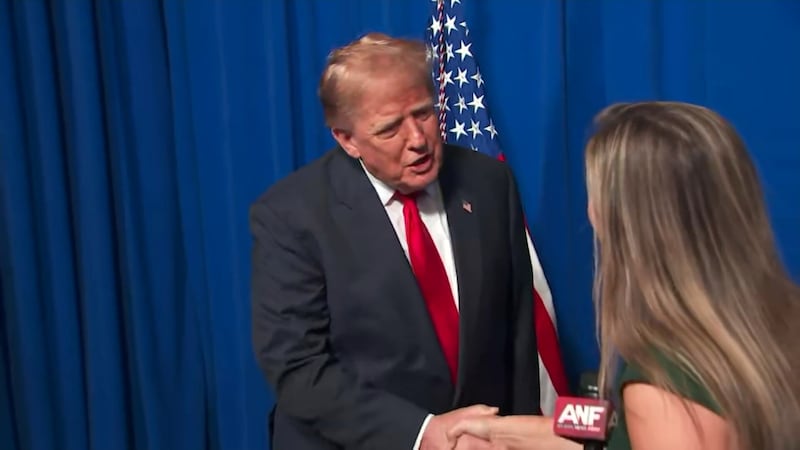 Ahead of his Saturday rally in Perry, President Donald Trump spoke exclusively to Atlanta News...