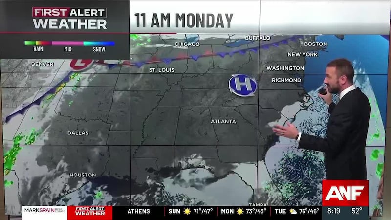 First Alert Forecast: Increasingly mild weather this week